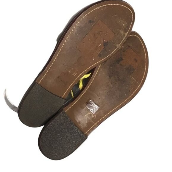 Sam Edelman Gillian toe ring sandals 8.5 yellow - Picture 5 of 6